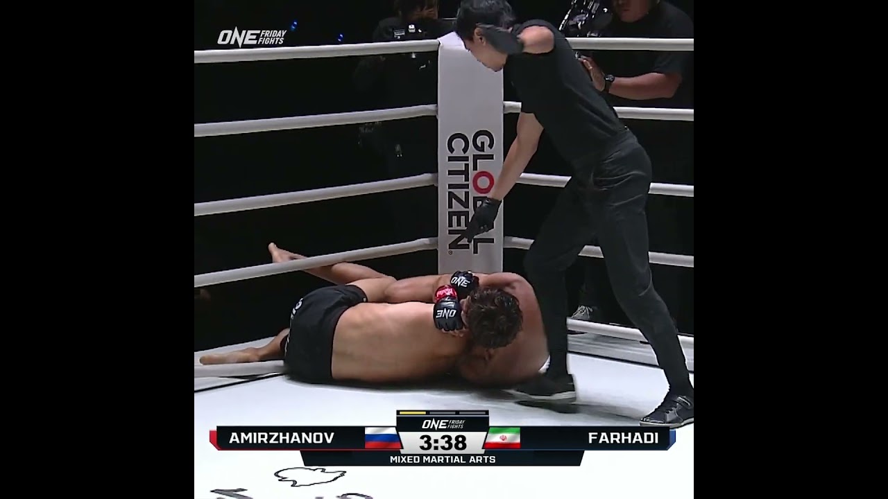 Gadzhimurad Amirzhanov  submits Mehraban Farhadi in just 87 seconds! ⏱️