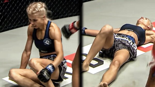 Nasty Delayed Knockout  Janet Todd Shut Down Ekaterina Vandaryeva