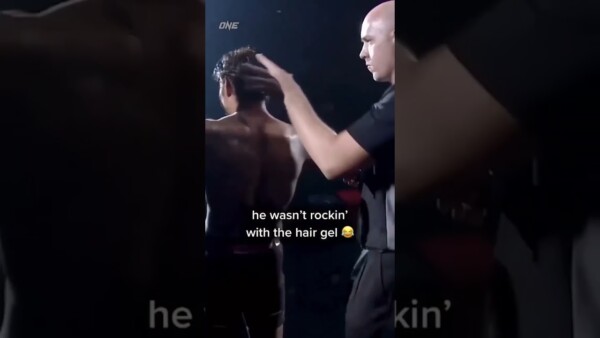 No hair gel in the ring!