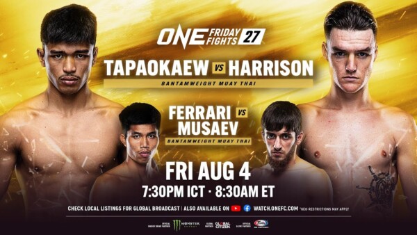 ONE Friday Fights 27: Tapaokaew vs. Tyson Harrison