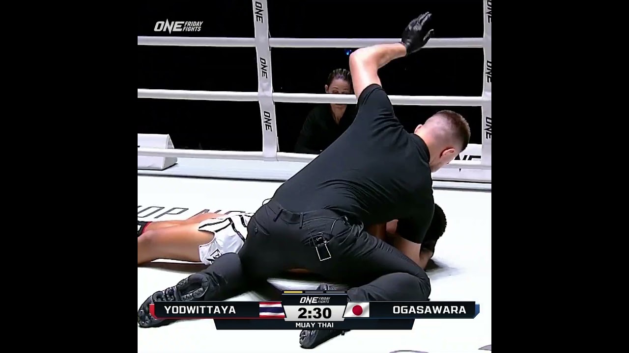 The “Speed Actor” Eisaku Ogasawara  stops Yodwittaya in just 31 seconds!