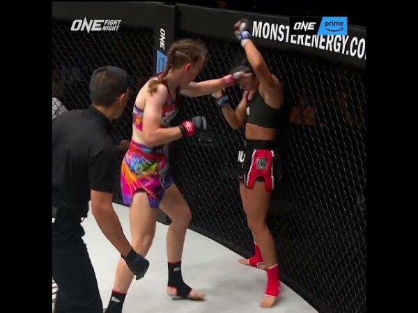 AND STILL! Smilla Sundell stops Allycia Hellen Rodrigues in Round 3!