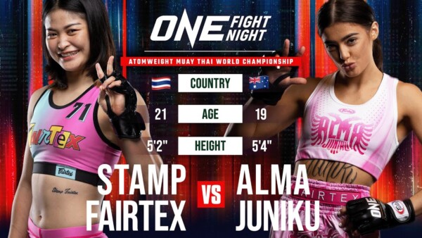 INSANE Striking Display From Stamp Fairtex & Alma Juniku
