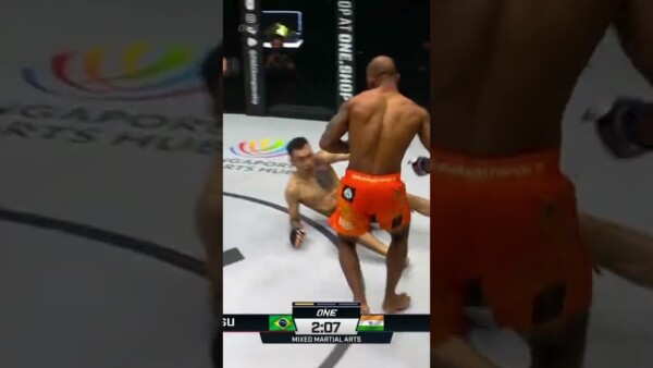 Kantharaj Agasa  kicks off ONE 160 with a first round TKO!