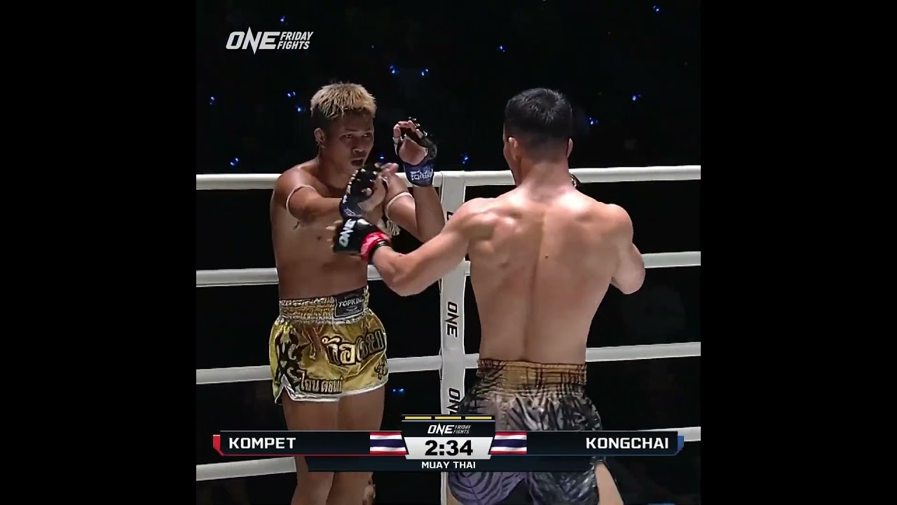 Kompet and Kongchai went all out in our main event ⚔️ #ONEFridayFights32