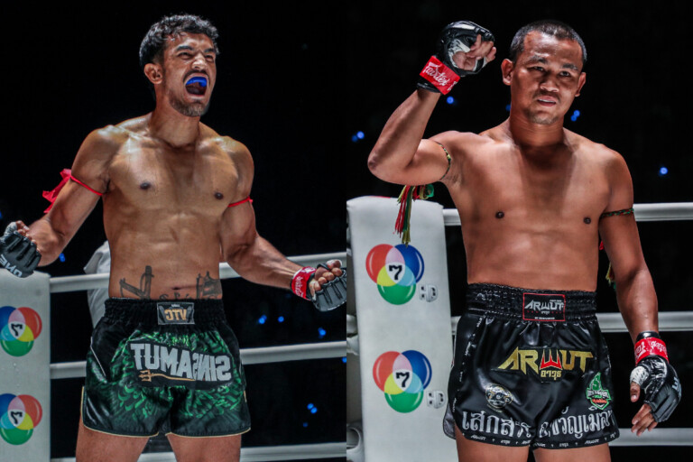 Muay Thai fighters Sinsamut and Seksan