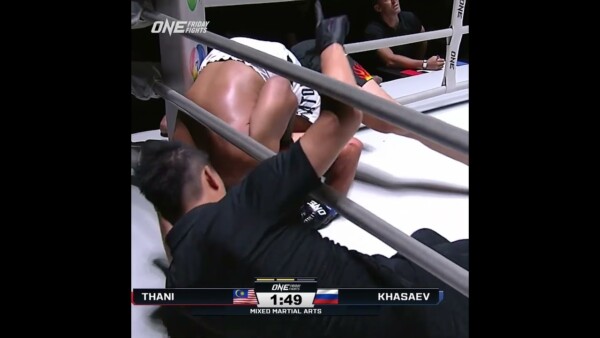 “Alligator” is BACK  Agilan Thani hands Magomedmurad Khasaev his first loss via rear naked choke!