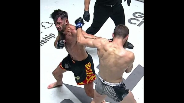 BIG knockdown  Antar Kacem  drops Rafi Bohic in Round 3 to secure a unanimous decision win!