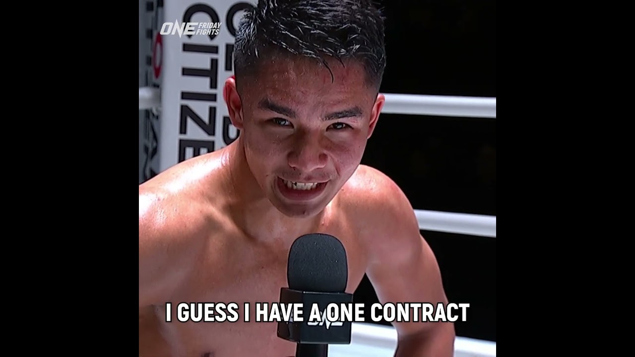 Congrats to the youngest contract winner in ONE Championship history!