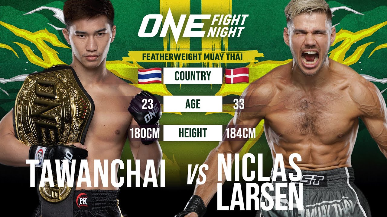 INSANE AGGRESSION  Tawanchai’s Muay Thai Battle With Larsen