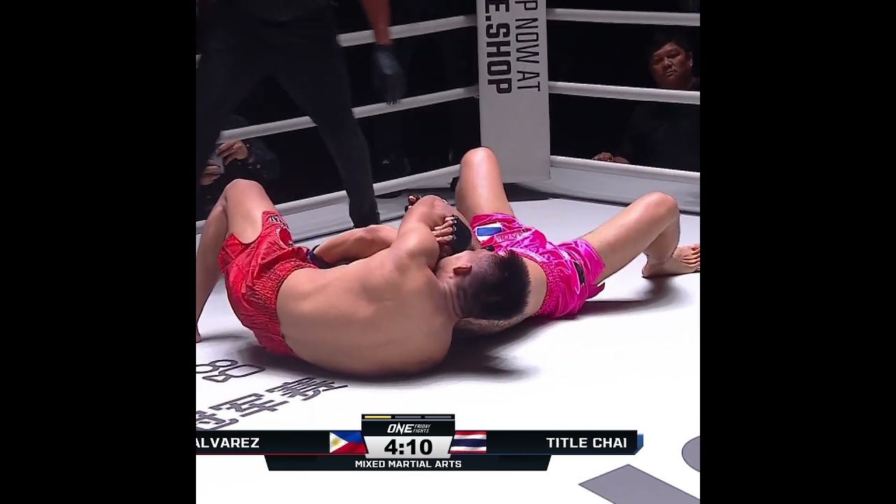 Locked in  Carlos Alvarez  kicks off ONE Friday Fights 36 with an anaconda choke submission!