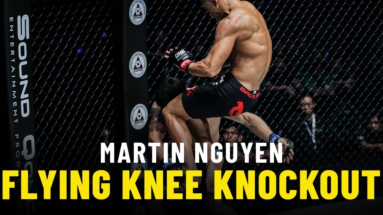 Martin Nguyen’s HIGHLIGHT REEL Flying Knee Knockout