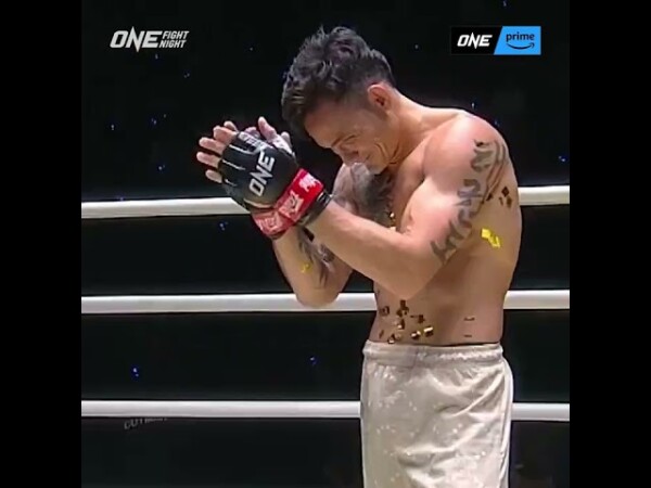 The Champ's eating good tonight
