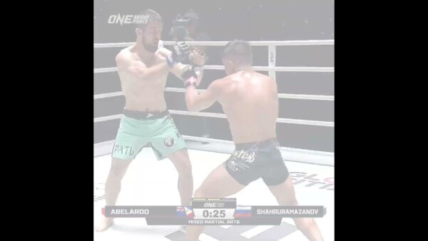 WHAT A COMEBACK!  Mark Abelardo TKOs Georgy Shahruramazanov at the end of Round 2