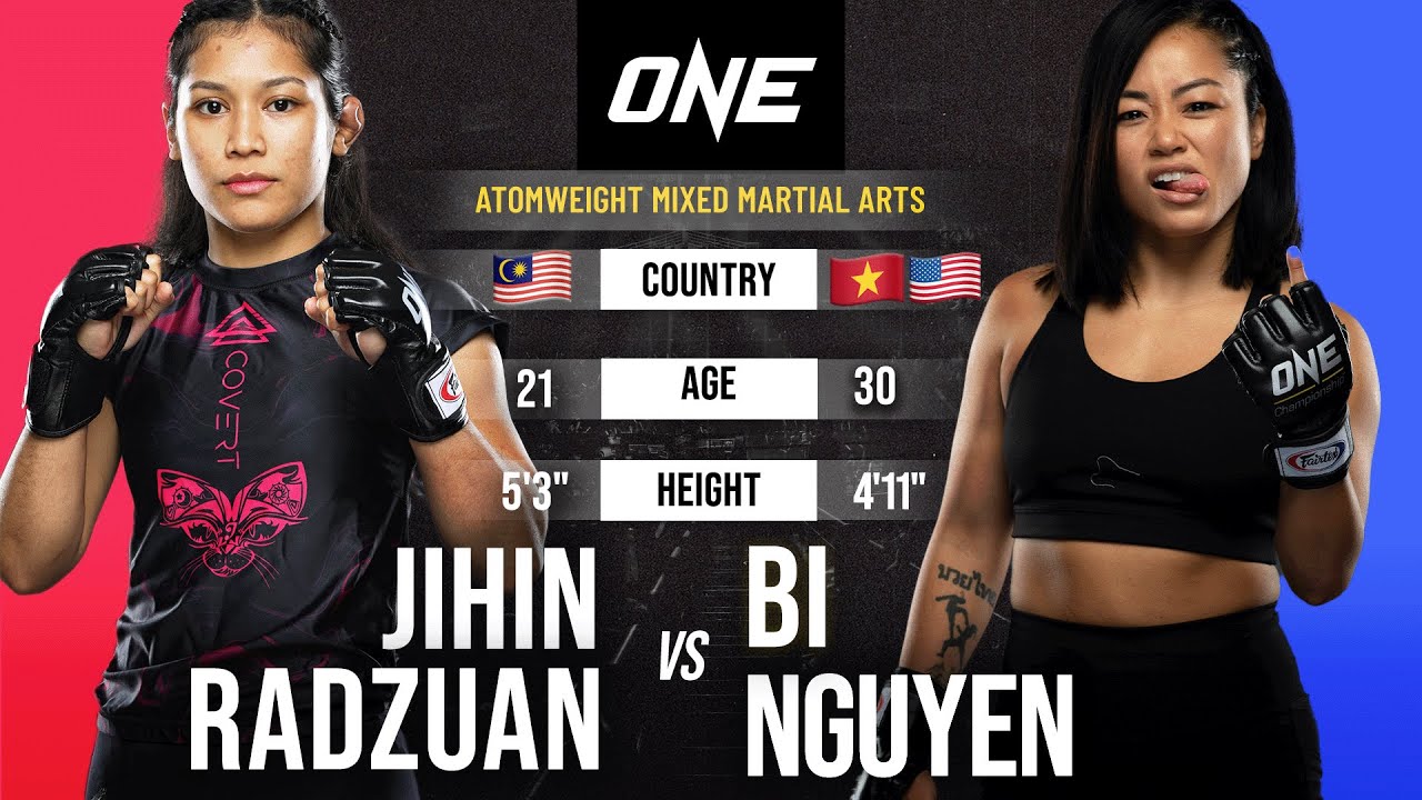 Women’s MMA Thriller  Jihin Radzuan vs. Bi Nguyen