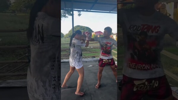 Couples sparring