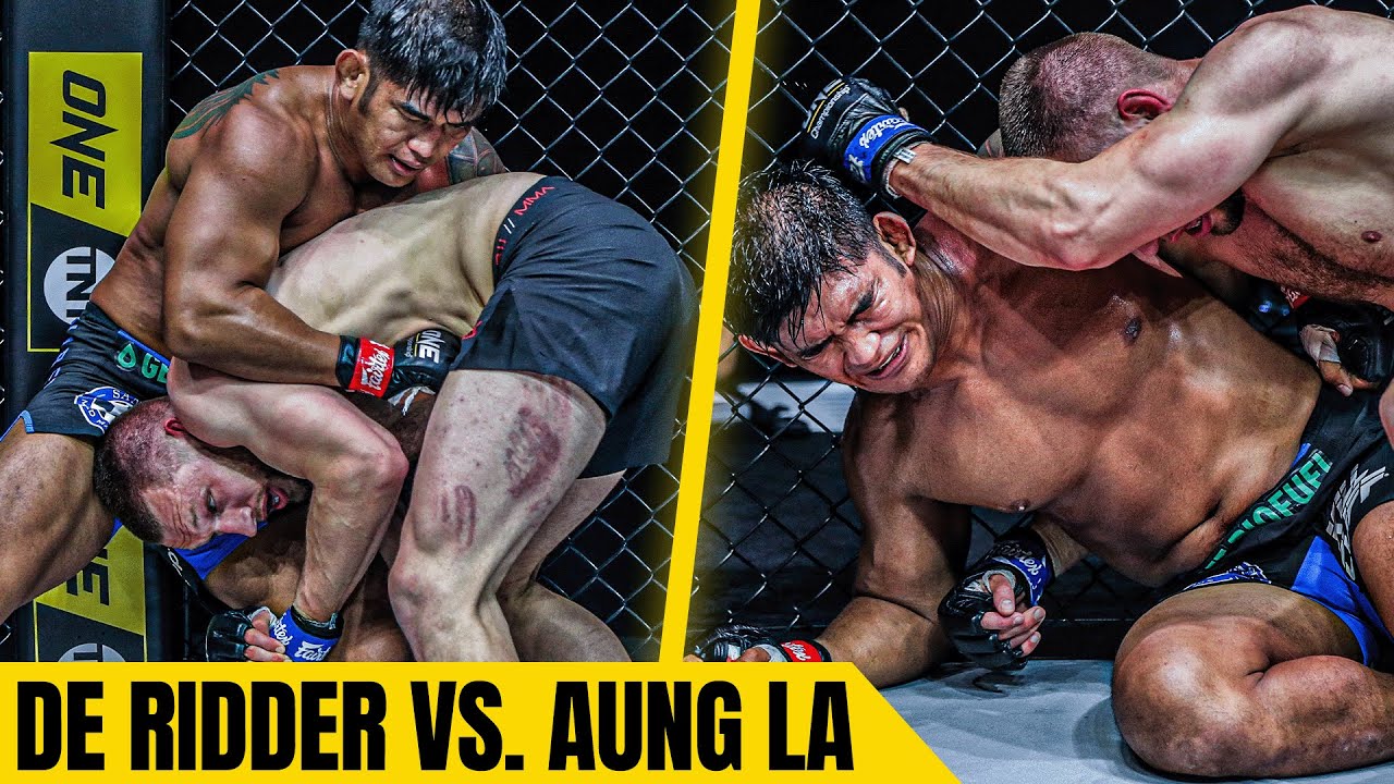 Heated Grudge Match  De Ridder Dethroned Aung La N Sang TWICE