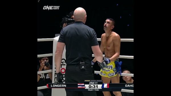 HEAVY shots  Longern stops Karim Dahou in Round 1!