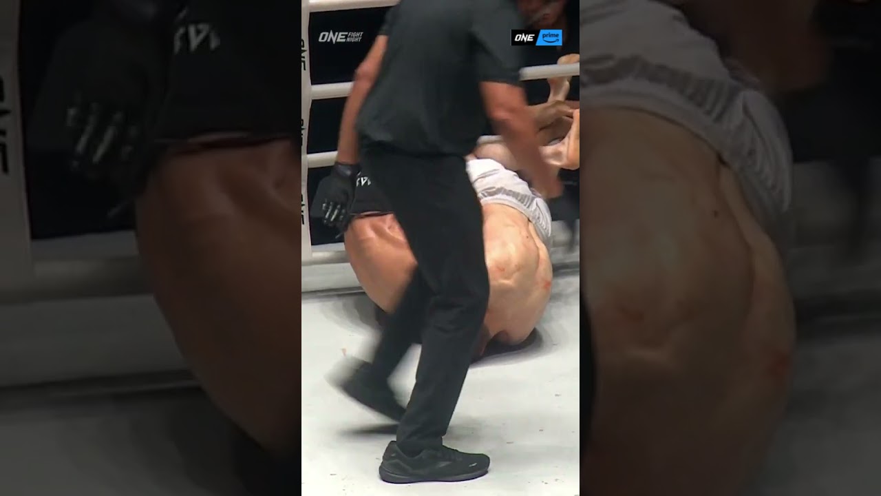 Mansur Malachiev  locks up a D’Arce choke on Jeremy Miado for the SLICK first round submission!