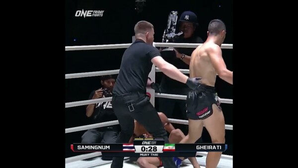 Parham Gheirati PUNISHES Samingnum for a second round KO!