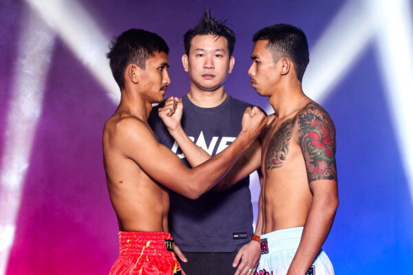 Kongsuk Fairtex and Pettonglor Sitluangpeenumfon face off ahead of ONE Friday Fights 43
