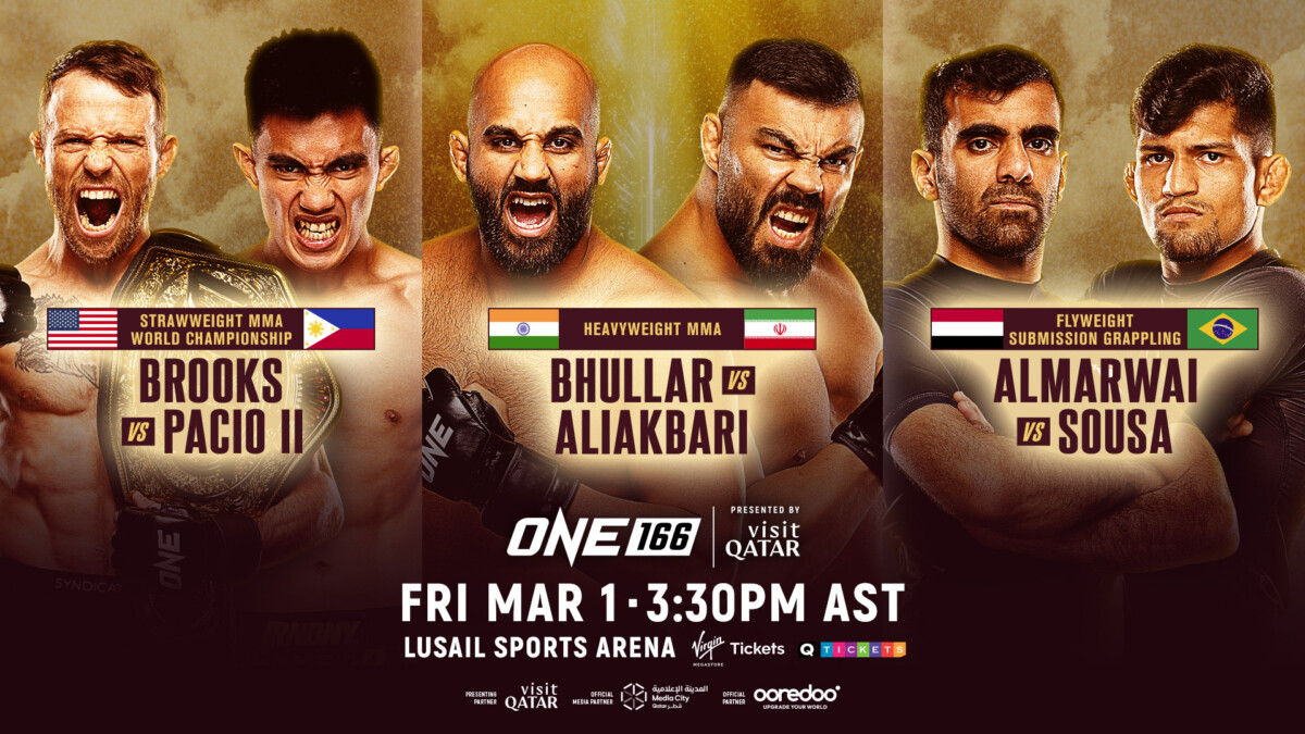 ONE Championship Announces 3 Fights For ONE 166: Qatar And Road To ONE ...