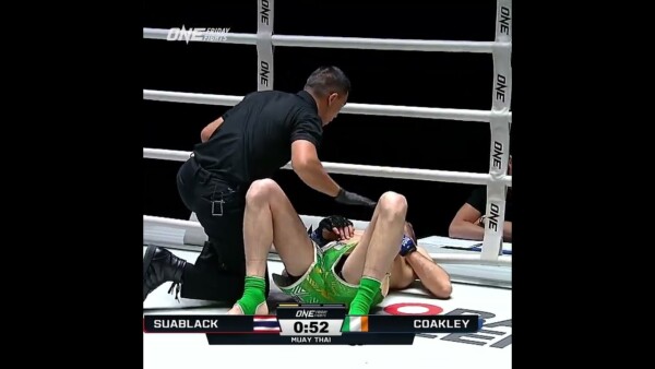 BODY SHOT KO  Suablack scores his fourth straight finish in ONE!
