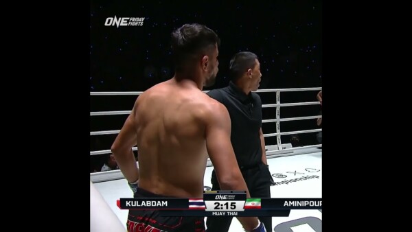 LEFT METEORITE ☄️ Kulabdam KOs Fariyar Aminipour in the first round!