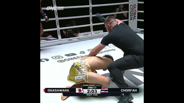ON TARGET  Chorfah stops Eisaku Ogasawara with ONE punch!