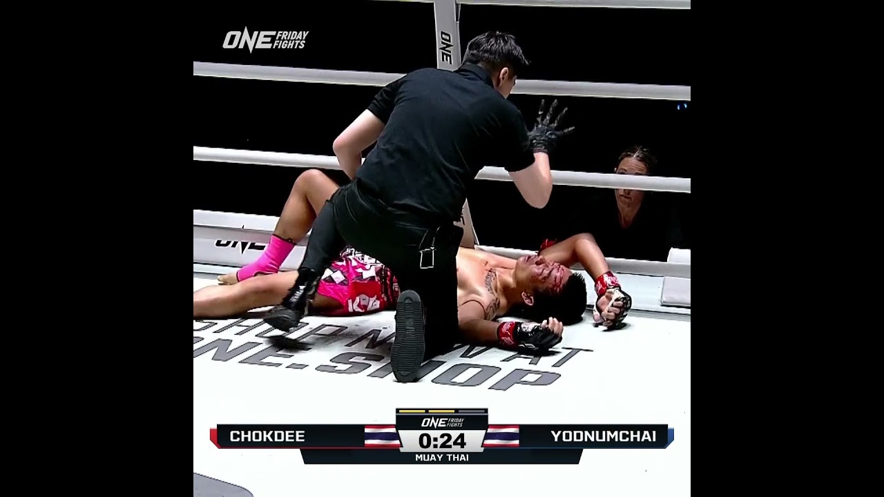 ANOTHER ONE  Yodnumchai earns his third straight win by knockout!
