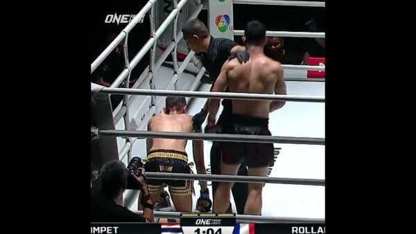 He’s on FIRE  Kompet drops Daren Rolland three times en route to a TKO win!