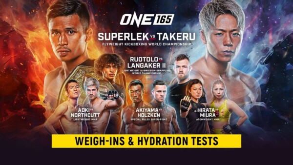 [Live In HD] ONE 165: Superlek vs. Takeru | Weigh Ins & Hydration Tests