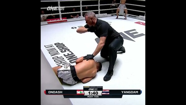 LIVER SHOT  17 year old Ramadan Ondash debuts with a first round KO!