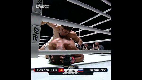 ONE to watch  Khalim Nazruloev moves to 9 0 with a second round TKO!