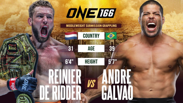 Elite Grappling Super Fight  Reinier De Ridder vs. Andre Galvao