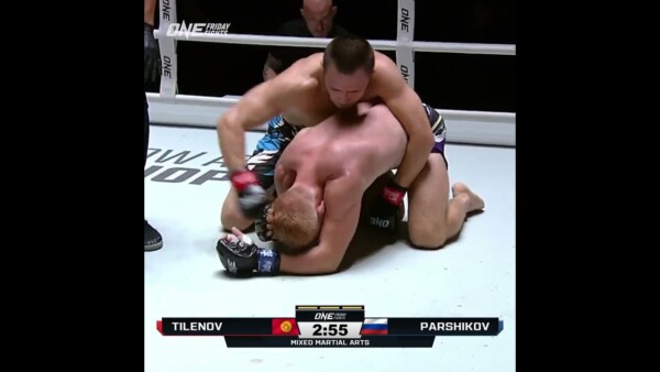 Kazakbai Tilenov finishes STRONG for the comeback TKO!