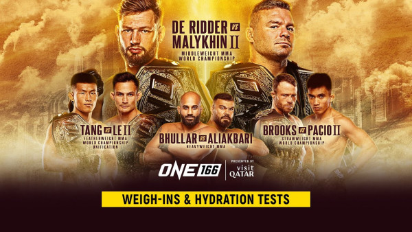 ONE 166: Qatar | Weigh Ins & Hydration Tests