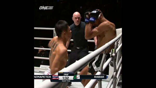 REDEMPTION  Saemapetch avenges his loss to Mohamed Younes Rabah via first round TKO!