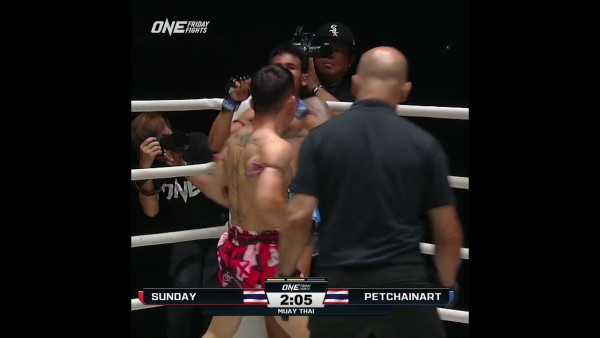 Sunday starts his weekend with a NASTY KO!