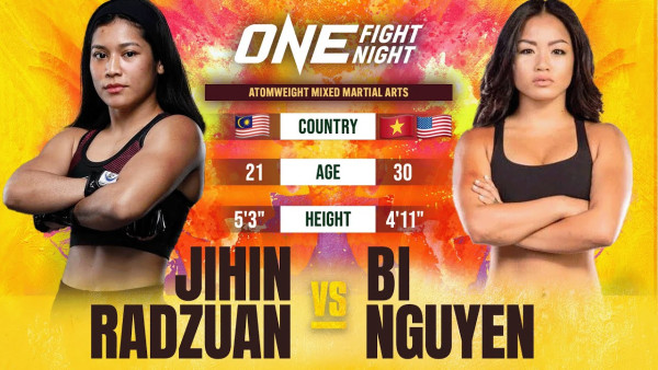 All Action Women’s MMA Battle  Jihin Radzuan vs. Bi Nguyen