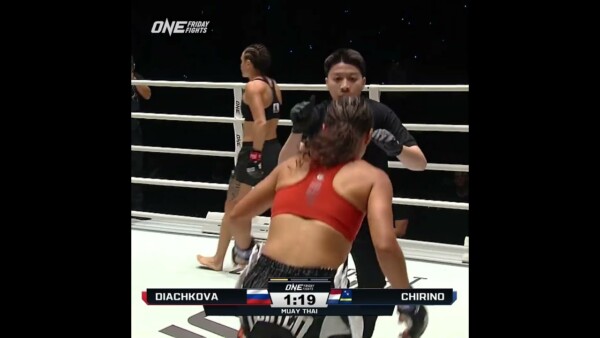CRAZY KO  Natalia Diachkova moves to 4 0 in ONE with a dominant finish!
