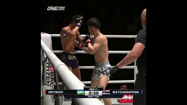 FLAWLESS  Aslamjon Ortikov moves to 18 0 with a unanimous decision over Watcharaphon