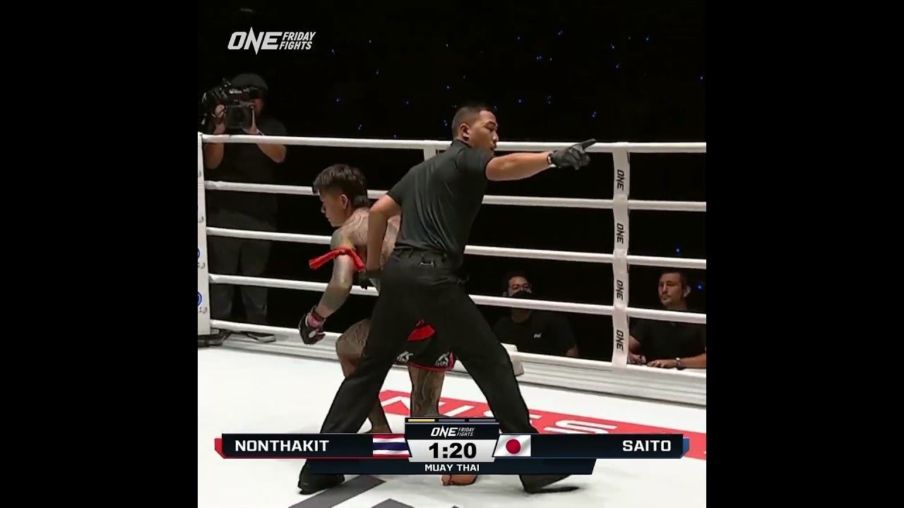 Koki Saito and Nonthakit trade early knockdowns! ⚔️