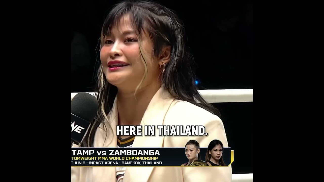Stamp aims for the W against Denice Zamboanga in June!  #ONEFightNight20