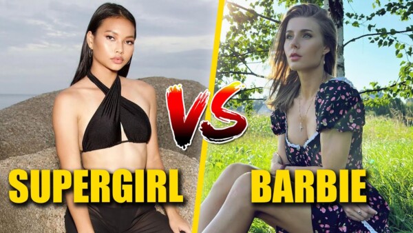 THIS WAS RAZOR CLOSE  "Barbie" and "Supergirl" went TOE TO TOE!