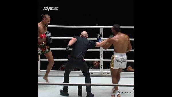 Leaving it all in the ring  #ONEFightNight21