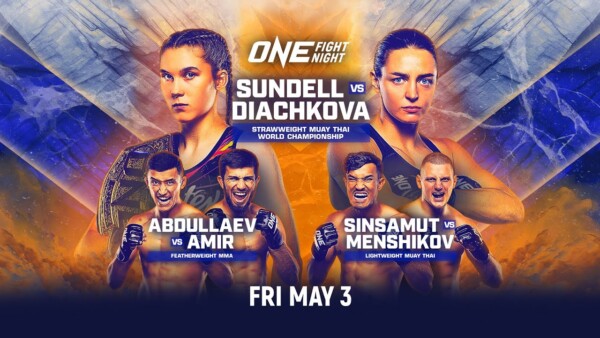 [Live In HD] ONE Fight Night 22: Sundell vs. Diachkova