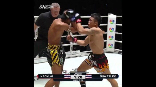 PERFECT  Kaoklai dominates en route to a first round KO! #ONEFridayFights60