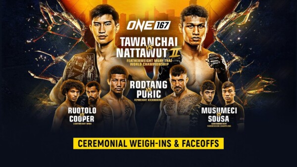 [Live In HD] ONE 167 |  Ceremonial Weigh ins & Faceoffs