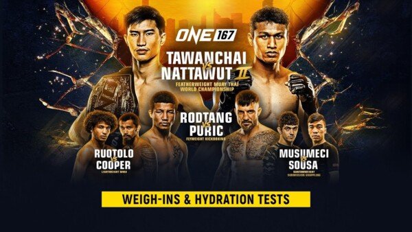 [Live In HD] ONE 167 | Weigh Ins & Hydration Tests